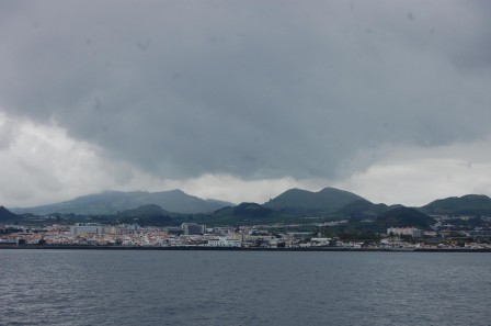 Açores - Rota - départ de Ponta Delgada